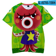 Load image into Gallery viewer, 2020 Animal Crossing 3D Printed Children t shirt Fashion Spring/Summer Short Sleeve tshirt Harajuku streetwear for kids