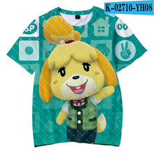 Load image into Gallery viewer, 2020 Animal Crossing 3D Printed Children t shirt Fashion Spring/Summer Short Sleeve tshirt Harajuku streetwear for kids