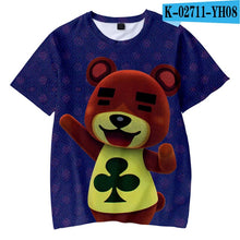 Load image into Gallery viewer, 2020 Animal Crossing 3D Printed Children t shirt Fashion Spring/Summer Short Sleeve tshirt Harajuku streetwear for kids
