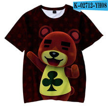 Load image into Gallery viewer, 2020 Animal Crossing 3D Printed Children t shirt Fashion Spring/Summer Short Sleeve tshirt Harajuku streetwear for kids