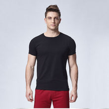 Load image into Gallery viewer, TJWLKJ 2019 Streetwear Solid Men's Cotton T-shirt Oversized Sports Fitness Breathable T Shirt Casual Tshirt Camisetas Hombre