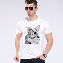 Load image into Gallery viewer, Men's Funny animals T Shirt Cartoon Cool Pig Top Brand New Coming Shirt Customized Short sleeves boy Tees Shirt Moe Cerf 2D-18#