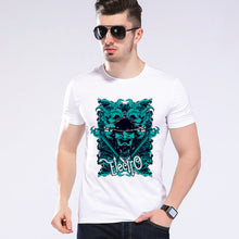 Load image into Gallery viewer, Men's Funny animals T Shirt Cartoon Cool Pig Top Brand New Coming Shirt Customized Short sleeves boy Tees Shirt Moe Cerf 2D-18#